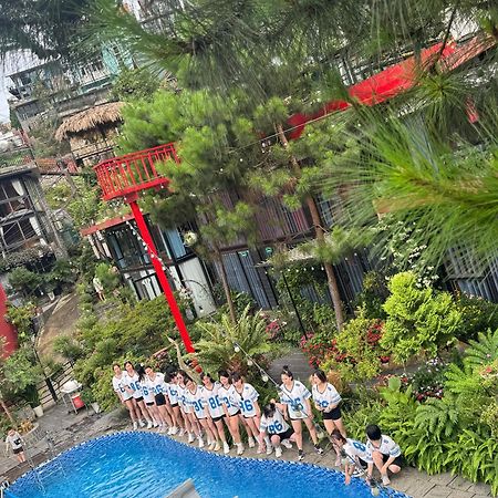 Bach Xanh House. Triangle Bungalow Tam Dao Bagian luar foto