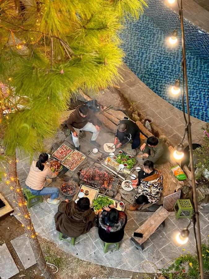 Bach Xanh House. Triangle Bungalow Tam Dao Bagian luar foto