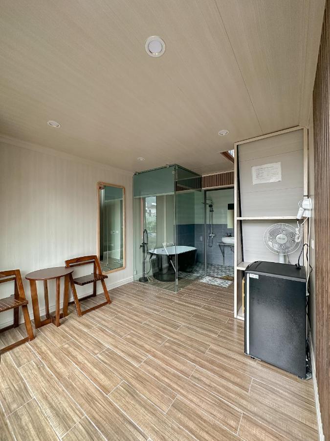 Bach Xanh House. Triangle Bungalow Tam Dao Bagian luar foto
