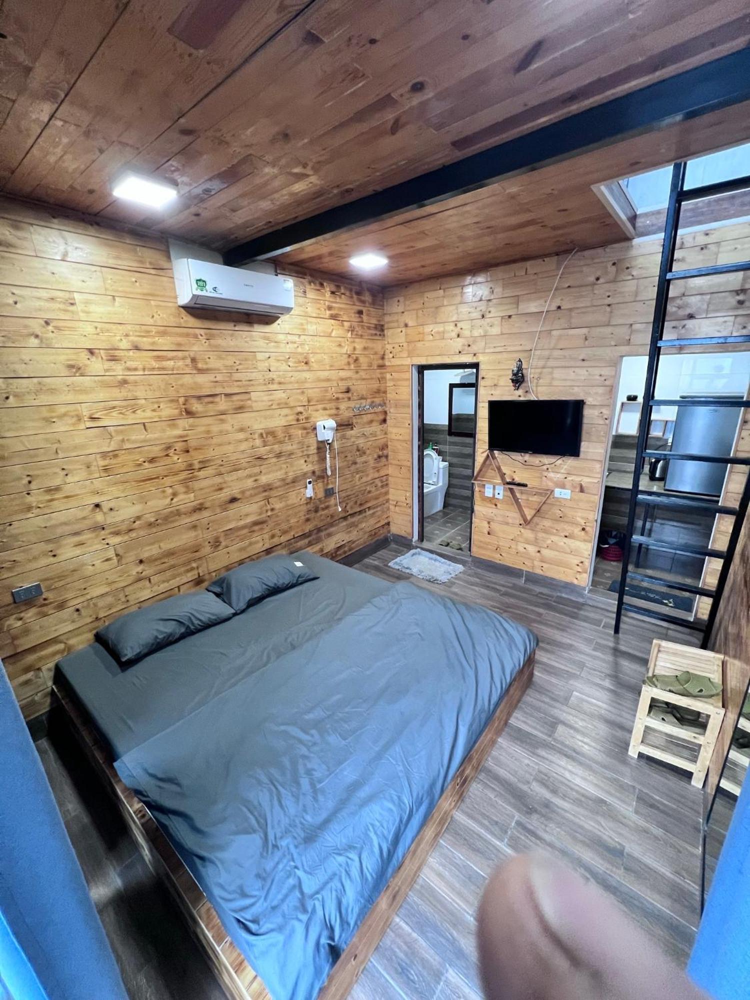 Bach Xanh House. Triangle Bungalow Tam Dao Bagian luar foto
